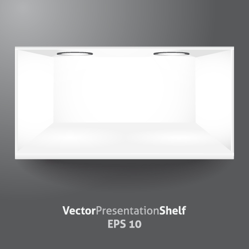 free vector Showcase white vector